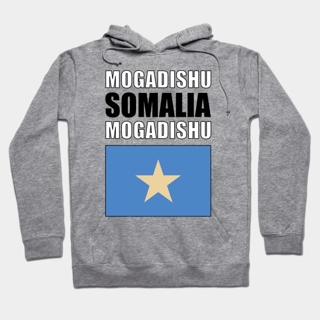 Flag of Somalia Hoodie by KewaleeTee